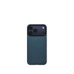 Pitaka Tactile Woven Iphone 17 Pro Max Magsafe Uyumlu Aramid Fiber Telefon Kılıfı - Mavi