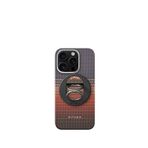 Pitaka Tactile Woven Yüzük Standlı Iphone 16 Pro Max Magsafe Uyumlu Aramid Fiber Telefon Kılıfı - Turuncu