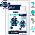 Pitho Pure Salmon Oil | %100 Saf Soğuk Sıkım Balık Yağı | Kedi ve Köpekler İçin Omega-3 Kaynağı 200 ML