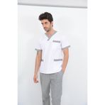 Piti Kare V Yaka Aşçı Ceket Beyaz 4XL