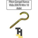 Piton Çengel Kanca Vida 20X70 mm 25 Adet