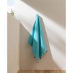 Pitou %100 Pamuk Plaj Havlusu - Turkuaz - 70x150 Cm 8684427310830 Çok Renkli