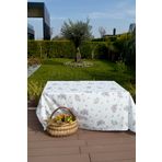 Pivoine Baharın Müjdecisi Çiçek Temalı Polyester Masa Örtüsü – Dikdörtgen 150×240 cm (Açık Ölçü 140×240), 6–8 Kişilik, Dayanıklı, Çok Amaçlı, Yerli Üretim, Kuru Temizleme Uygun