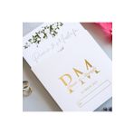 Pixel Davetiye KREM- 50-adet- Düğün Davetiye - Düğün - Nişan - Kına - Sünnet - Nikah Davetiyesi - 8688