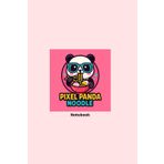 Pixel Panda Noodle - Notebook: Squared Notebook