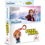 Pixel Pixel Boncuk Anahtarlık Etkinlik Seti-Disney Frozen Anna BB14-02 - Pembe