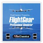 PixelClassics FlightGear Flight Simulator 2020 X Flight Sim Plane & Helicopter Professional USB Simulator 600 uçak ve 20.000 gerçek dünya havaalanı dahil Microsoft Windows 1 ile uyumlu