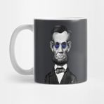 Pixxa Abraham Lincoln Steampunk Kupa Bardak