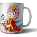 Pixxa Amy Rose - Sonic The Hedgehog Kupa Bardak Model 3 - Renkli - 330 ml