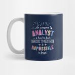 Pixxa An Awesome Analyst Gift Idea Impossible To Forget Quote Kupa Bardak