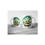 Pixxa Baby Yoda Grogu Starbucks Mandalorian Kupa Bardak