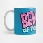 Pixxa Beware Of Toddler Logo Kupa Bardak