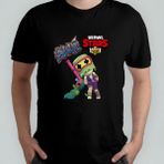 Pixxa Brawl Stars Alli Unisex %100 Pamuklu Bisiklet Yaka T-Shirt Model 12 - Siyah - XL