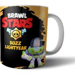 Pixxa Brawl Stars Buzz Lightyear Kupa Bardak - Renkli - 330 ml