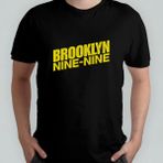 Pixxa Brooklyn Nine Nine %100 Pamuklu Bisiklet Yaka T-Shirt Model - 2 - Siyah