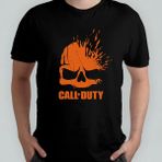 Pixxa Call Of Duty Black Ops Unisex %100 Pamuklu Bisiklet Yaka T-Shirt Model 2 - Siyah
