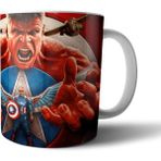 Pixxa Captain America Brave New World Red Hulk Kupa Bardak Model 3 - Renkli