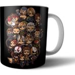 Pixxa Chibi Oyun Kahramanları Kratos Last of Us Witcher Tomb Raider Model 1 Kupa Bardak