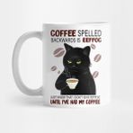 Pixxa Coffee Spelled Backwards Is Eeffoc Kedi Kupa Bardak