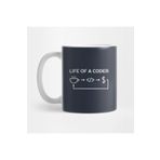 Pixxa Computer Coding Humor T-Shirt Kupa Bardak