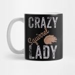 Pixxa Crazy Squirrel Lady Kupa Bardak