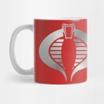 Pixxa Crimson Guard Silver Cobra Logo Kupa Bardak