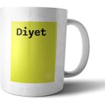 Pixxa Diyet Tanımı Komik Sarı Kupa Bardak