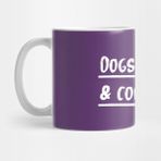 Pixxa Dogs Books Coffee Kupa Bardak