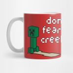 Pixxa Dont Fear the Creeper Minecraft Kupa Bardak