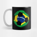 Pixxa Futbol Brezilya Kupa Bardak