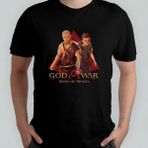 Pixxa God Of War Sons Of Sparta %100 Pamuklu Bisiklet Yaka T-Shirt - Siyah - XL