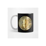 Pixxa Golden Bitcoin Coin Kupa Bardak