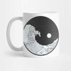 Pixxa Great Wave Yin Yang Kupa Bardak