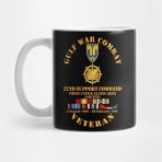 Pixxa Gulf War Combat Vet W 22ND Support Command - Branch W Svc Kupa Bardak