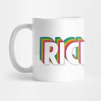Pixxa Hello My Name Is Richard Rainbow Name Tag Kupa Bardak