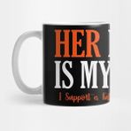 Pixxa Her Fight Is My Fight I Support Future Cancer Survivor Leukemia Awareness Orange Ribbon Warrior Kupa Bardak