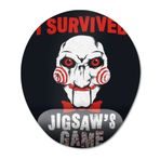 Pixxa I Survived Jigsaw Testere Saw Bilek Destekli Mouse Pad