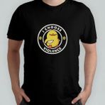 Pixxa Katil Civciv %100 Pamuklu Bisiklet Yaka T-Shirt Model - 1 - Siyah