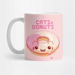 Pixxa Kediler ve Donut Kupa Bardak