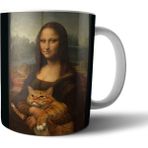 Pixxa Kedili Mona Lisa Kedi Kupa Bardak