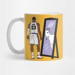 Pixxa Lebron James Mirror Goat Lakers Kupa Bardak
