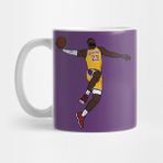Pixxa Lebron James Tomohawk Smaç Los Angeles Lakers Kupa Bardak