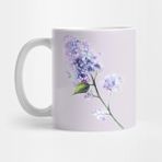 Pixxa Lilac Flower Twig Kupa Bardak