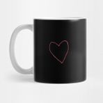 Pixxa Love-A-Lot Symbol Two Hearts Kalp Kupa Bardak