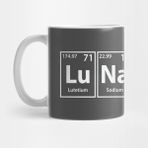 Pixxa Lunatic (Lu-Na-Ti-C) Periodic Elements Spelling Kupa Bardak