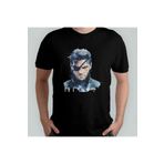 Pixxa Metal Gear Solid - Solid Snake Unisex %100 Pamuklu Bisiklet Yaka T-Shirt Model 3