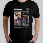 Pixxa Mobile Legends Freya Unisex %100 Pamuklu Bisiklet Yaka T-Shirt Model 1 - Siyah