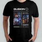 Pixxa Mobile Legends Gusion Unisex %100 Pamuklu Bisiklet Yaka T-Shirt Model 1 - Siyah