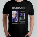 Pixxa Mobile Legends Kagura Unisex %100 Pamuklu Bisiklet Yaka T-Shirt Model 1 - Siyah