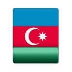 Pixxa Model - 1 Azerbaycan Bayrağı - Azərbaycan Bilek Destekli Mouse Pad